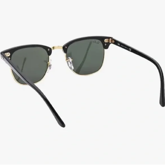 Ray-Ban 3016 Clubmaster Black Gold Tortoise Classics Sunglasses Black Gold - Picture 3 of 16